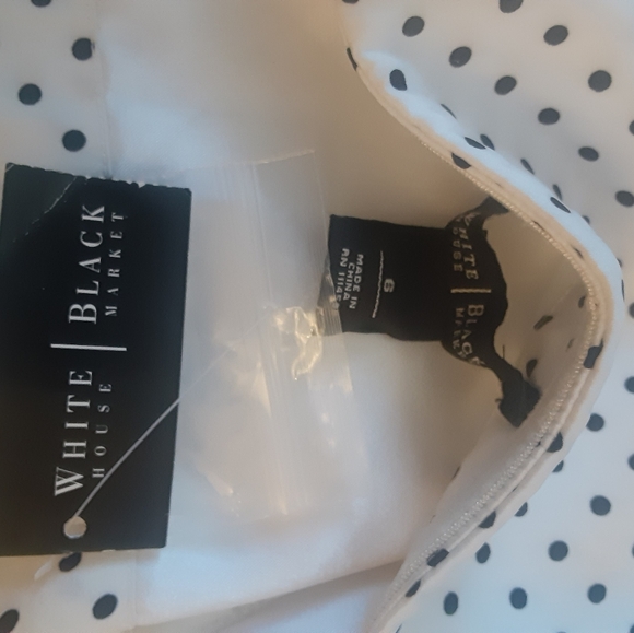 White House Black Market Ruffled Tiered dress ,size 6 - Picture 2 of 7